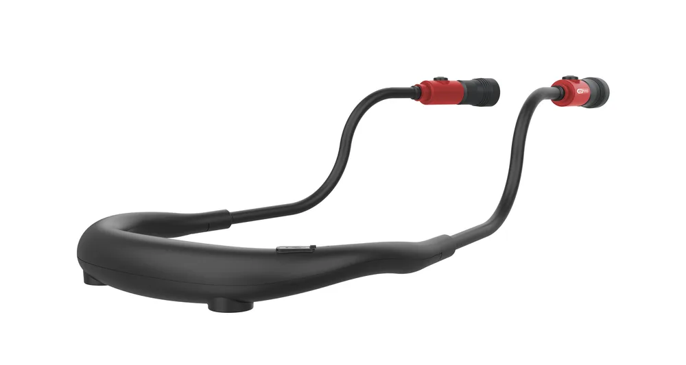 Nabíjateľné LED svietidlo na krk, 400 lm KS Tools 550.1310F