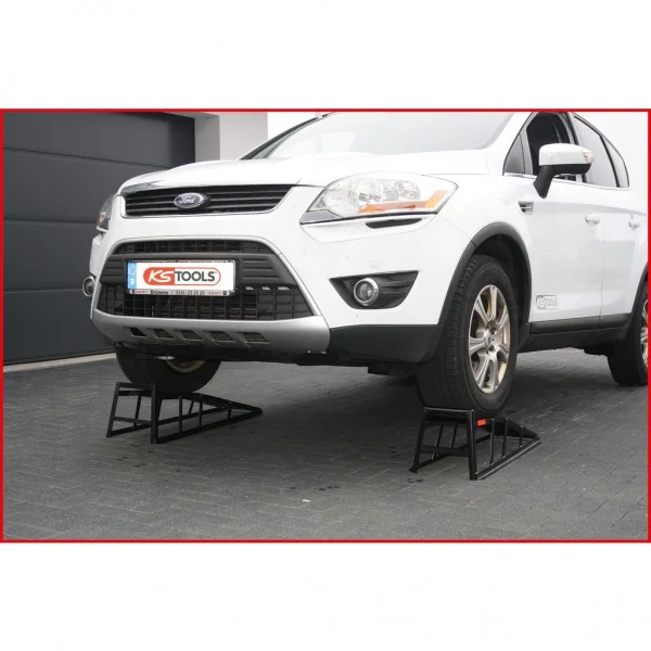 Nájazdové rampy pre osobné vozidlá, šírka pneumatík 185 mm, 2 ks KS Tools 160.0314