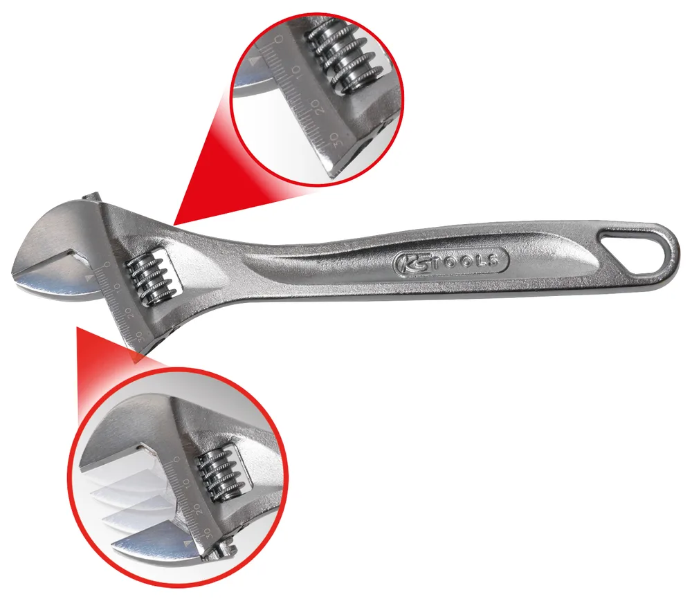 Nastaviteľný kľúč, s možnosťou prestavenia, 13 mm KS Tools 577.0100