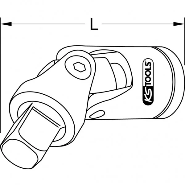 NEREZOVÝ 1" kardanový kĺb KS Tools 964.2303