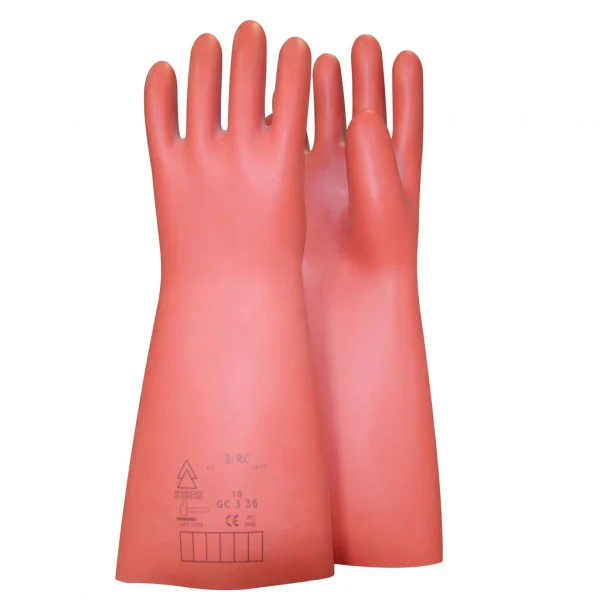 Ochranná rukavica pre elektrikára s mechanickou a tepelnou ochranou, veľkosť 11, trieda 2, červená KS Tools 117.0011