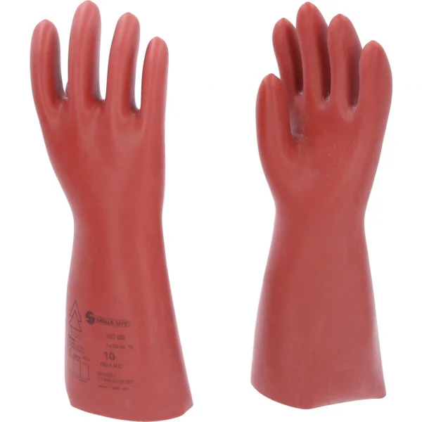 Ochranná rukavica pre elektrikára s mechanickou ochranou, veľkosť 11, trieda 3, červená KS Tools 117.0079