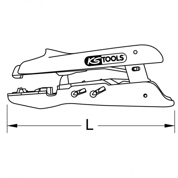 Odizolovací nôž, 0,5–6,0 mm² KS Tools 115.1001