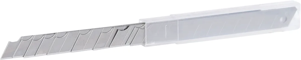 Odlamovacie čepele 0,4x9x80 mm, dávkovač po 10 ks KS Tools 907.2168
