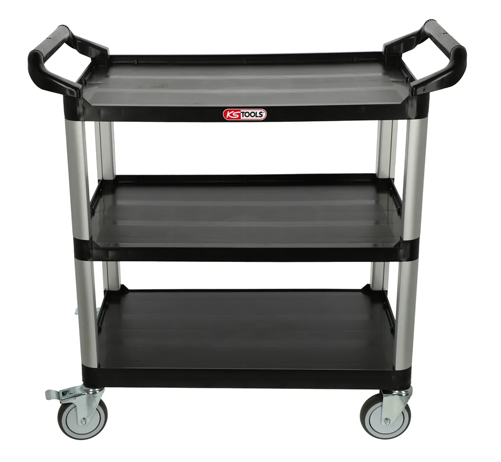 Otvorený dielenský vozík s 3 policami KS Tools 890.0025F