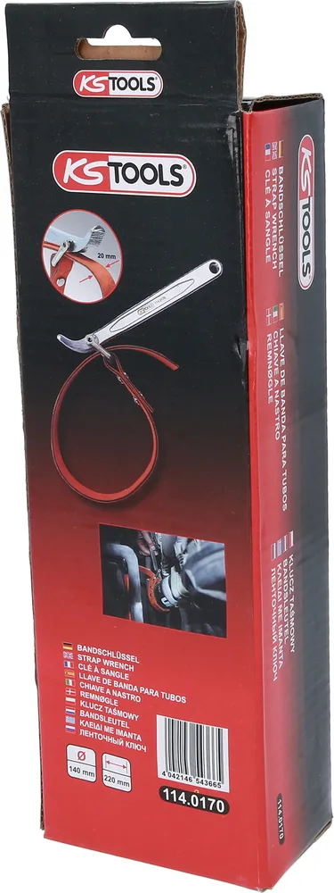 Pásový kľúč na filtre, Ø 140 mm KS Tools 114.0170