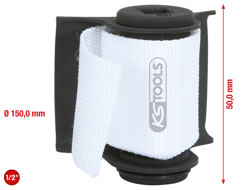 Pásový kľúč na olejové filtre 1/2", Ø 150 mm KS Tools 455.0055