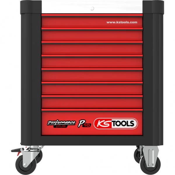 Performanceplus súprava dielenského vozíka P10 s 262 kusmi náradia pre 5 zásuviek KS Tools 810.5262