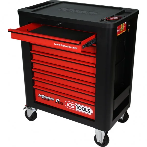 Performanceplus súprava dielenského vozíka P15 s 536 kusmi náradia pre 8 zásuviek KS Tools 815.8536