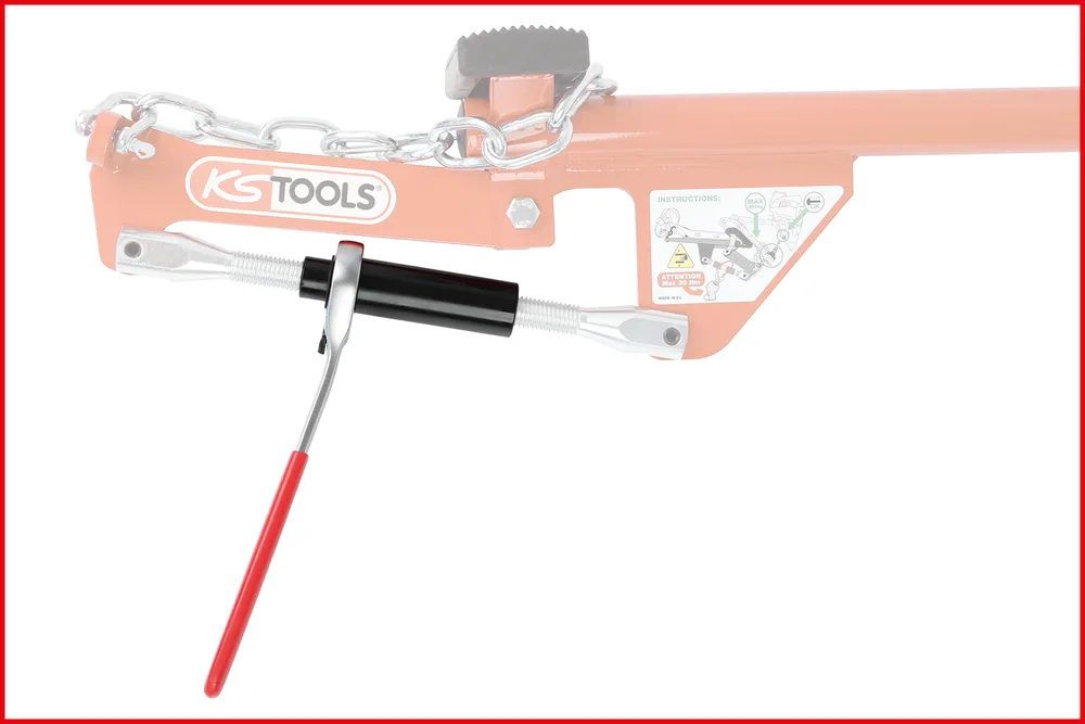Pohon s račňou pre univerzálnu páku s reťazou KS Tools 700.1496