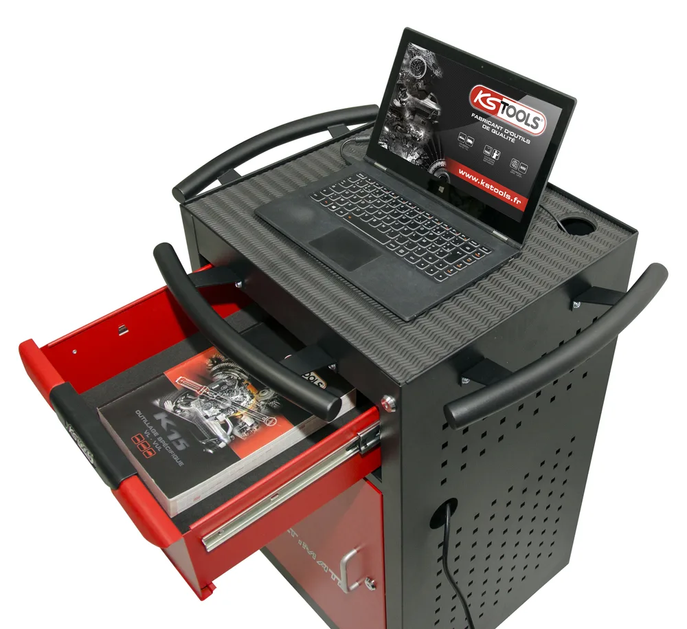 Prázdny diagnostický dielenský vozík ULTIMATE KS Tools 816.0002