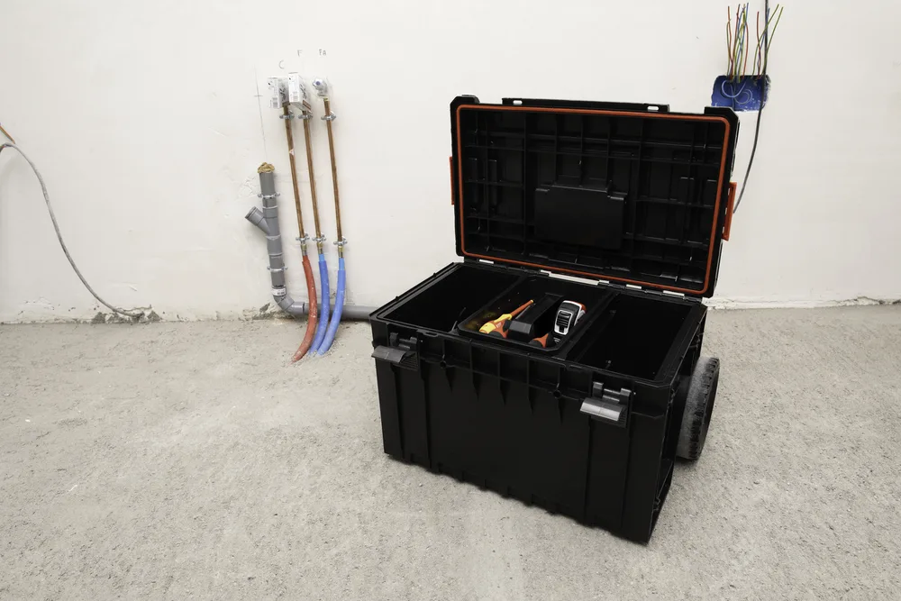 Prepravný box SCM na vozíku KS Tools 850.0381F