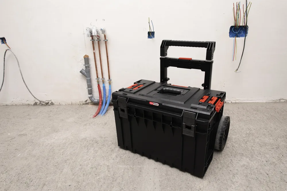 Prepravný box SCM na vozíku KS Tools 850.0381F
