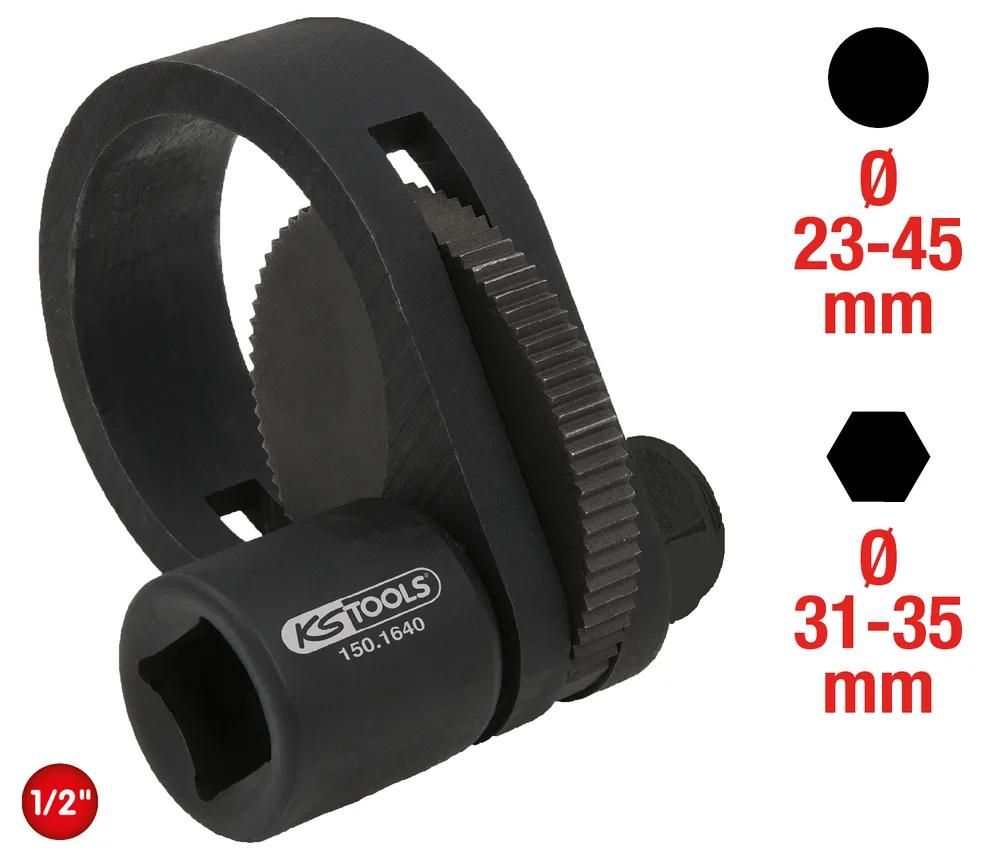 Prípravok na otáčanie spojovacích tyčí riadenia, 23–45 mm KS Tools 150.1640