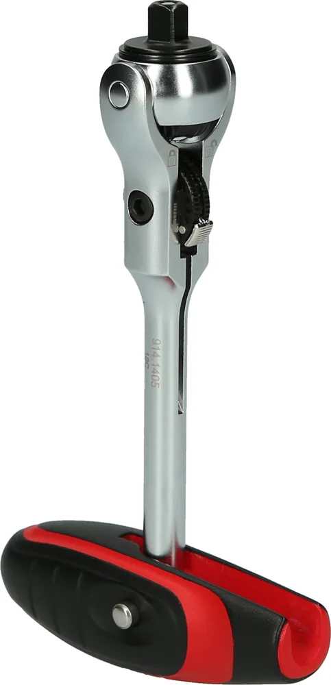 Račňový kľúč MODIFIX 1/4" s otočnou hlavou a T-rukoväťou, 72 zubov KS Tools 914.1405-E