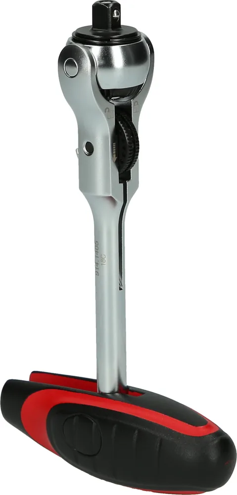Račňový kľúč MODIFIX 1/4" s otočnou hlavou a T-rukoväťou, 72 zubov KS Tools 914.1405-E