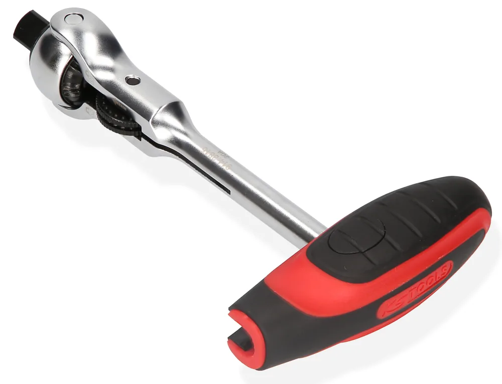 Račňový kľúč MODIFIX 1/4" s otočnou hlavou a T-rukoväťou, 72 zubov KS Tools 914.1405-E