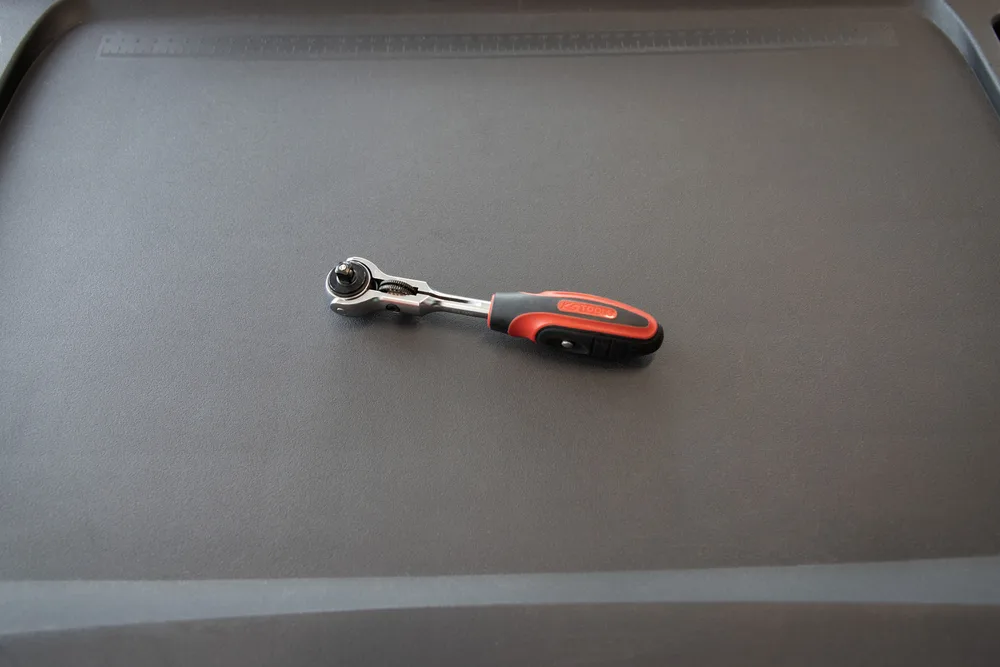 Račňový kľúč MODIFIX 1/4" s otočnou hlavou a T-rukoväťou, 72 zubov KS Tools 914.1405-E