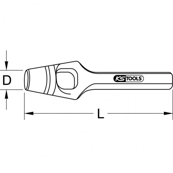 Razidlo, 65 mm KS Tools 129.2065
