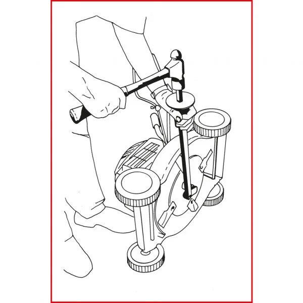 Rázový kľúč s 1/2" štvorhranom, dĺžka 560 + 100 mm KS Tools 150.2090