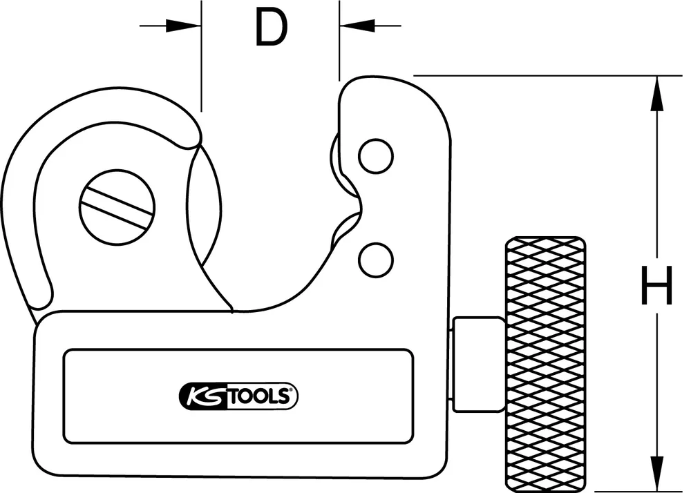 Rezač rúr 3–22 mm KS Tools 101.2000