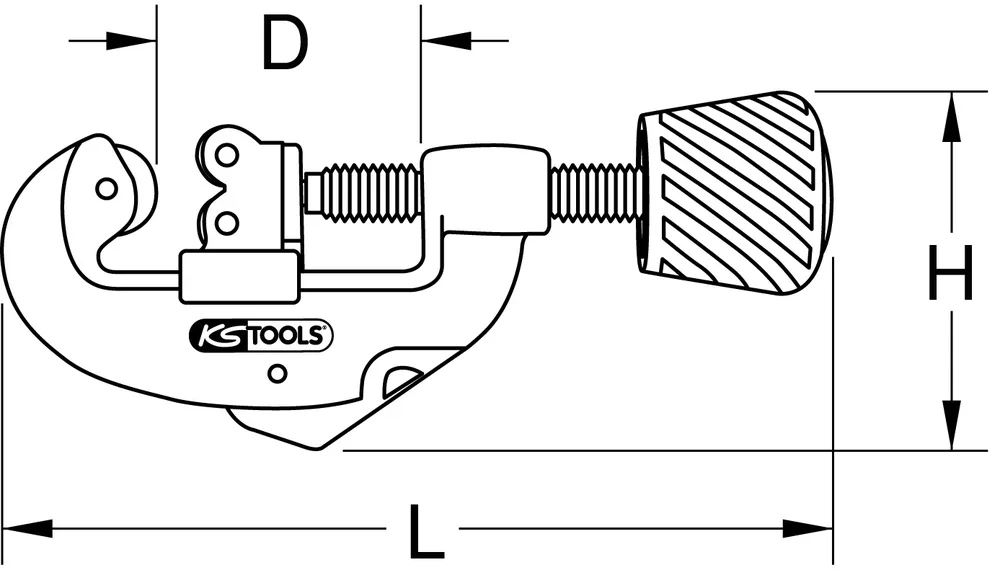 Rezač rúr 3–30 mm KS Tools 102.1000