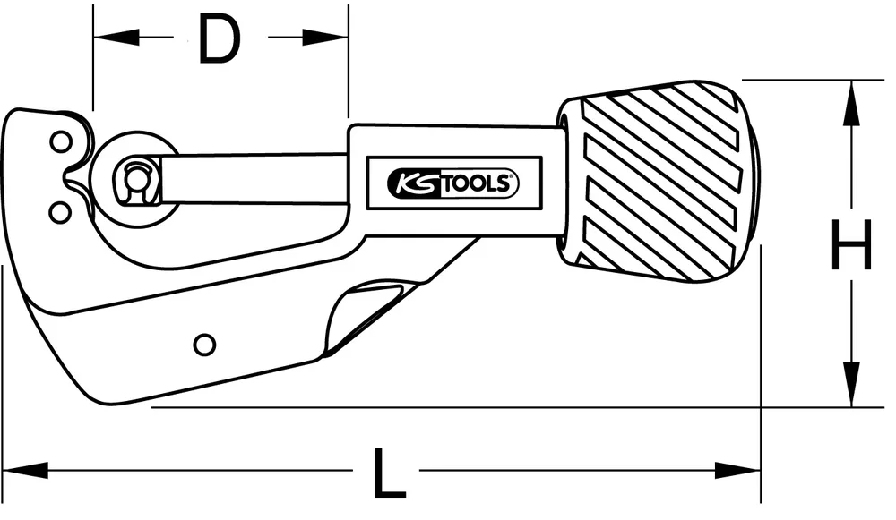 Rezač rúr 3–32 mm, teleskopický KS Tools 103.1000