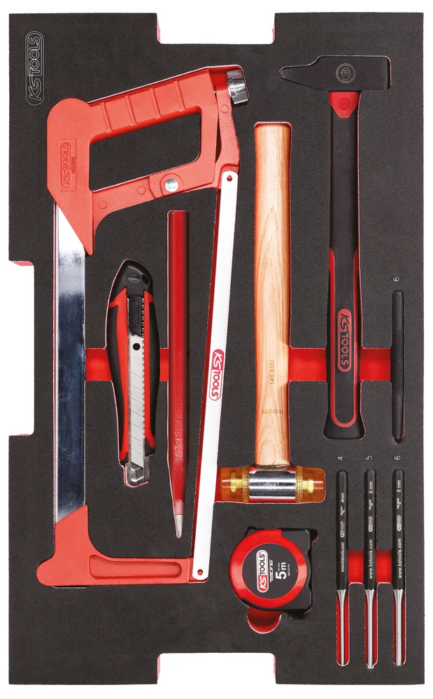 Rezací a kladivkový modul pre prepravné boxy SCM, 10 ks KS Tools 716.0010
