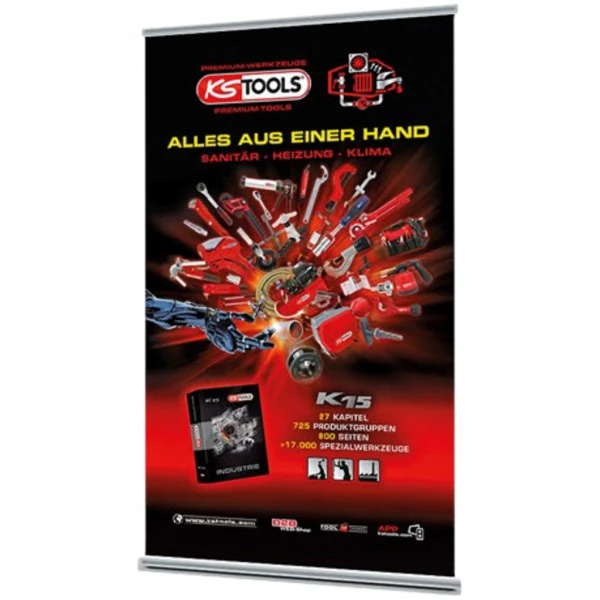 RollUp „KS Tools SHK“ 1200 × 2000 mm 10074SHK