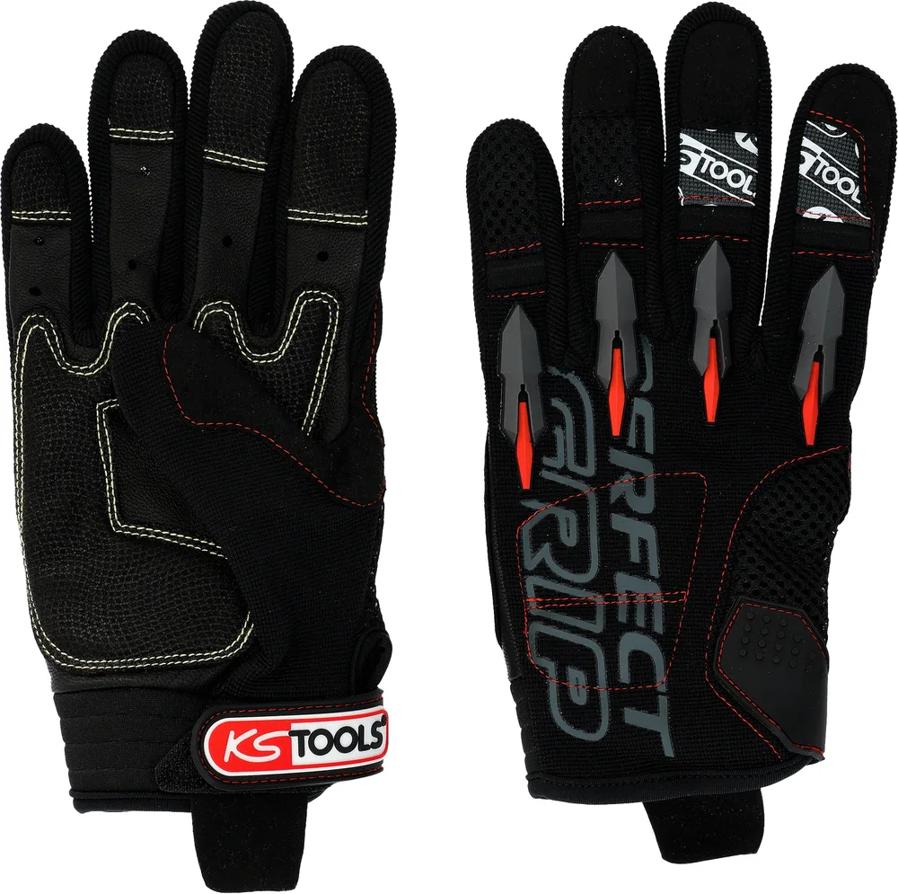 Rukavice pre mechanikov Perfect Grip M, zosilnené, pár KS Tools 310.6021