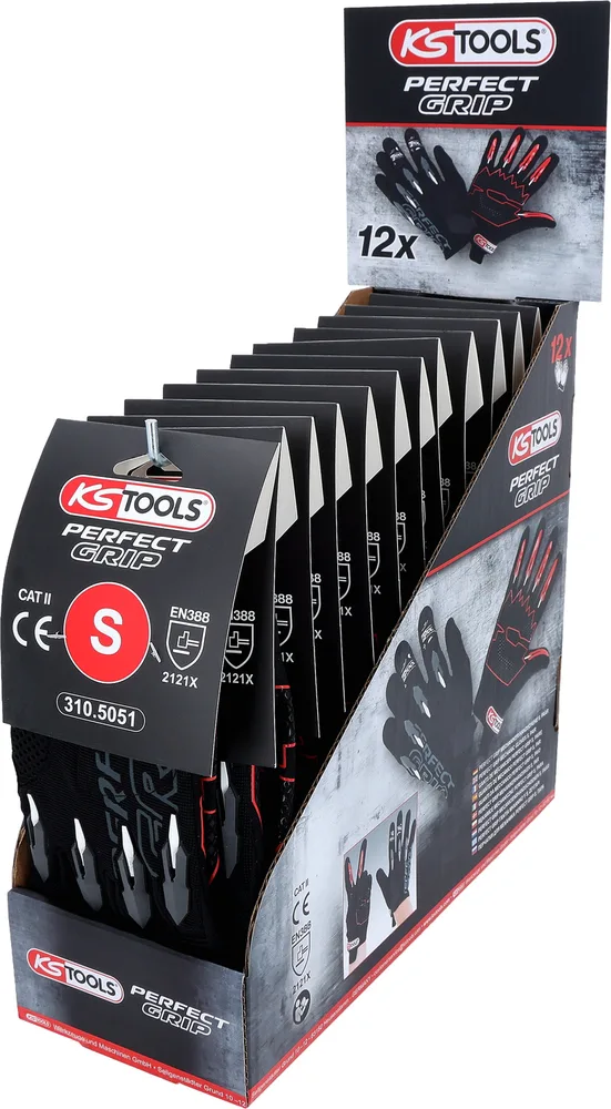Rukavice pre mechanikov Perfect Grip S, 12 párov KS Tools 310.5050