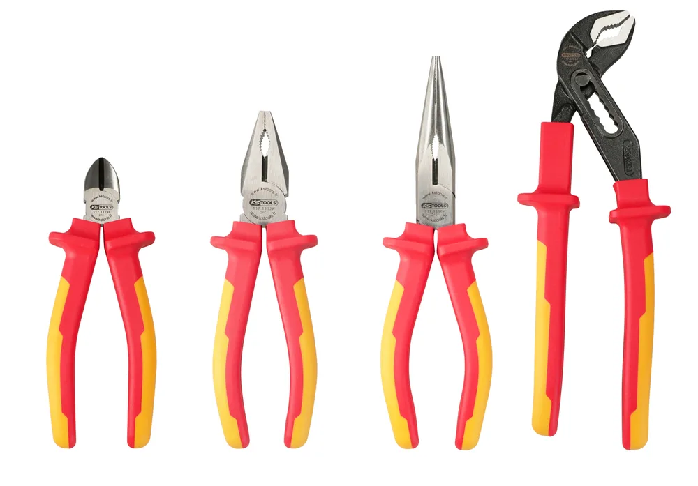 Sada 4 izolovaných klieští ERGOTORQUE® KS Tools 117.1100F