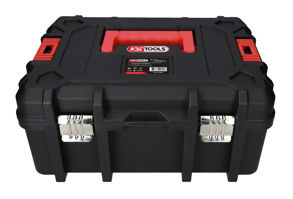 Sada akumulátorovej priamočarej píly 18 V, 2 akumulátory a nabíjačka KS Tools 515.4780F