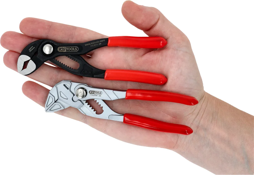 Sada mini klieští a klieští na vodné čerpadlá, 2-dielna KS Tools 115.2025