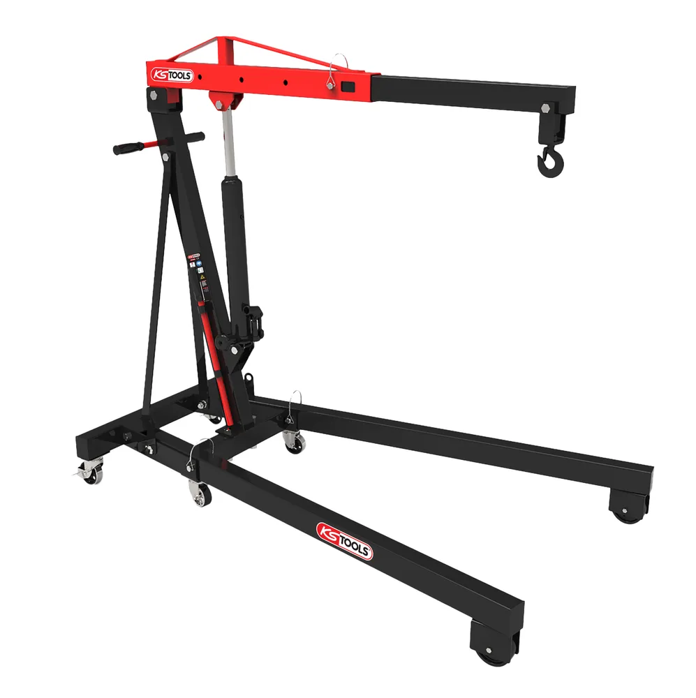 Skladací mobilný žeriav, 2 t KS Tools 162.0020