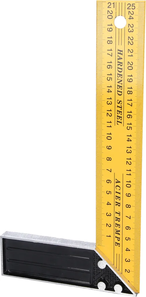 Stolársky uholník s oceľovým jazýčkom, 250 mm KS Tools 300.0220