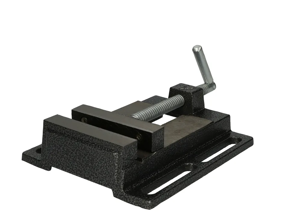 Strojový zverák 100 mm s roztvorením 80 mm pre stĺpové vŕtačky 500.8452 a 500.8453 KS Tools 500.8456