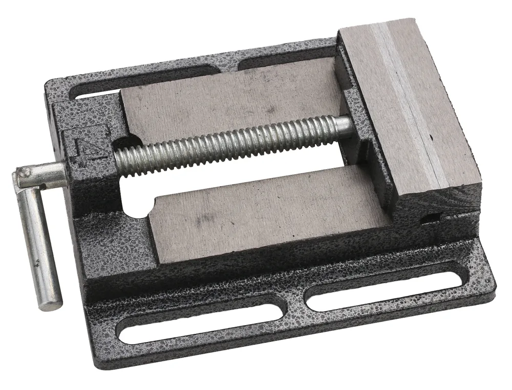 Strojový zverák 100 mm s roztvorením 80 mm pre stĺpové vŕtačky 500.8452 a 500.8453 KS Tools 500.8456