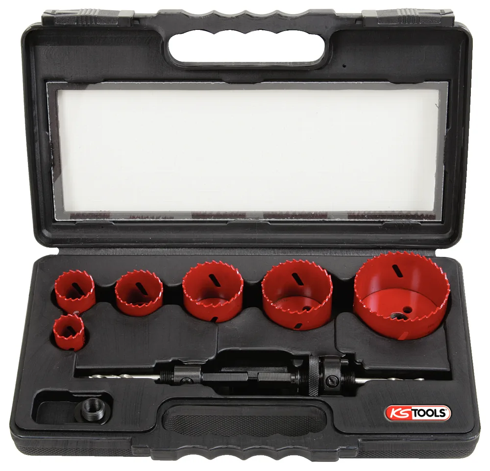 Súprava 6 korunkových píl, Ø 22–68 mm KS Tools 129.5550