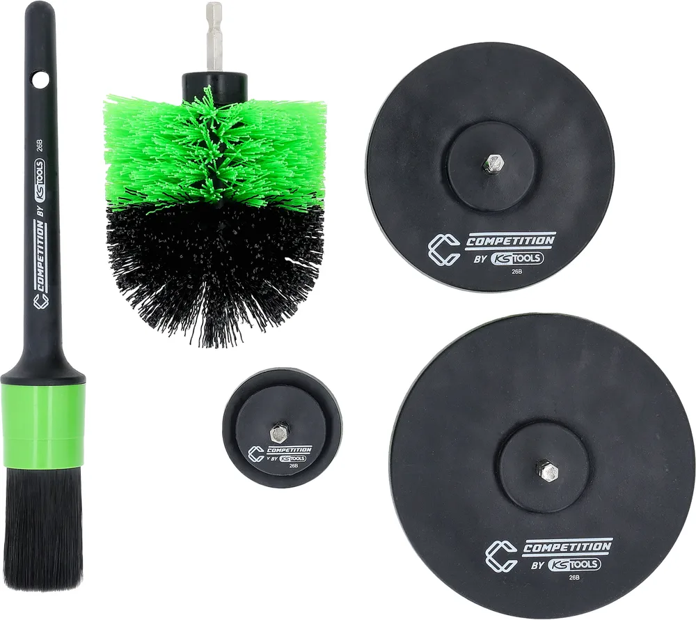 Súprava kefových nástavcov do vŕtačky COMPETITION, 5-dielna KS Tools 512.5160