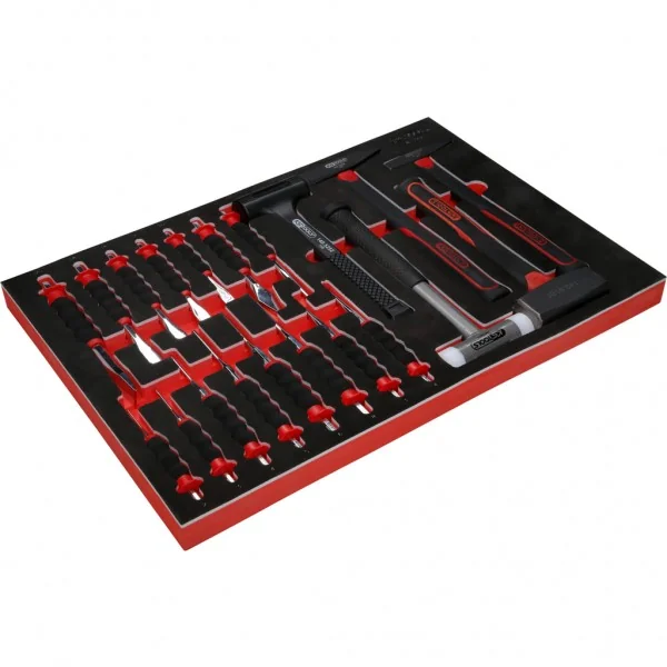 Súprava kladív / sekáčov v penovej vložke, 20-dielna KS Tools 811.0020