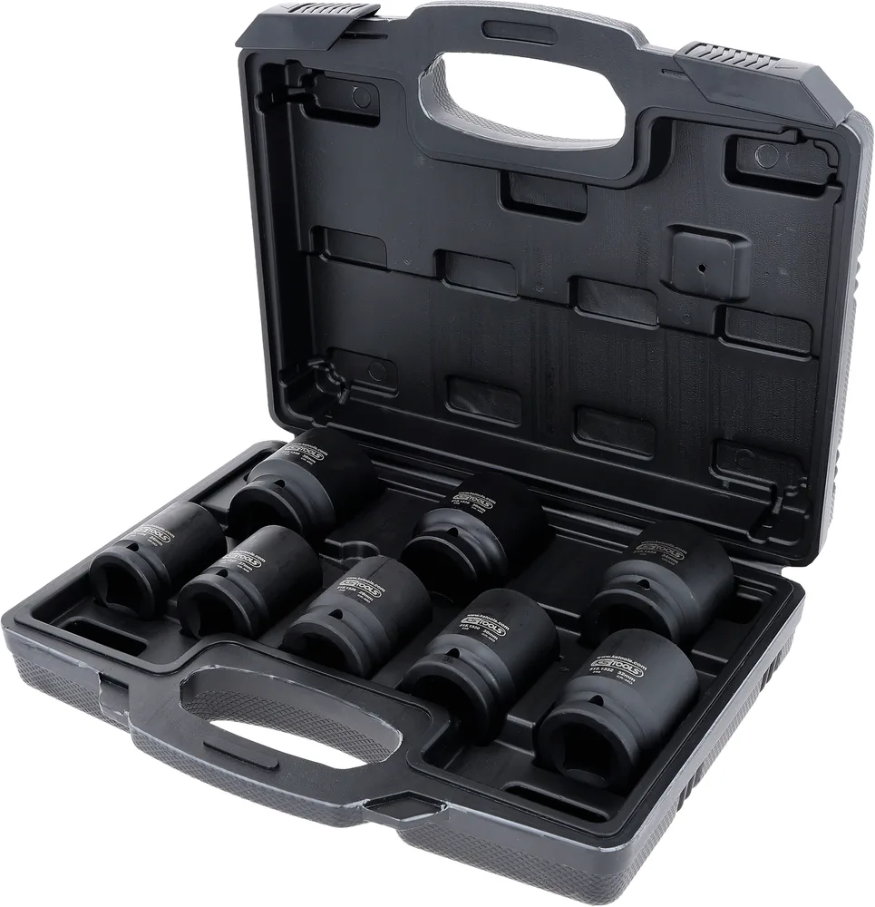 Súprava krátkych šesťhranných rázových hlavíc 3/4" 24–38 mm, 8-dielna KS Tools 515.0210
