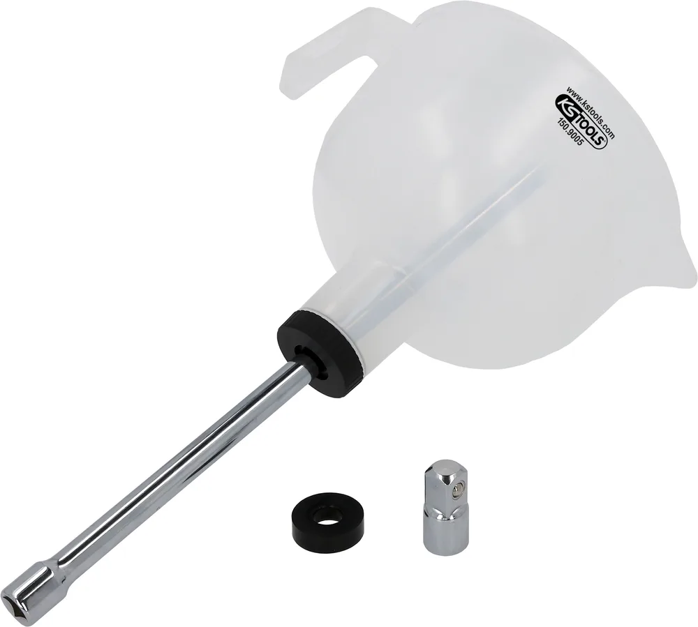 Súprava lievika na zachytávanie oleja s predĺžením 3/8", 5-dielna KS Tools 150.9005