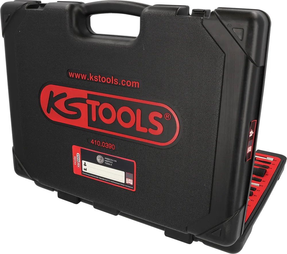 Súprava na aretáciu rozvodov pre Citroën, Ford, Peugeot, Fiat a Jaguar, 43-dielna KS Tools 410.0390