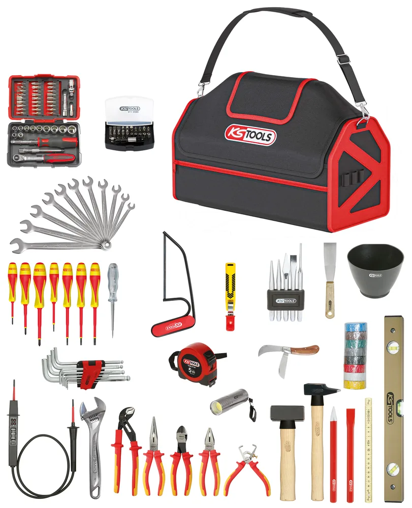 Súprava náradia pre elektrikárov v taške SMARTBAG XL – 138 dielov KS Tools 117.0138F