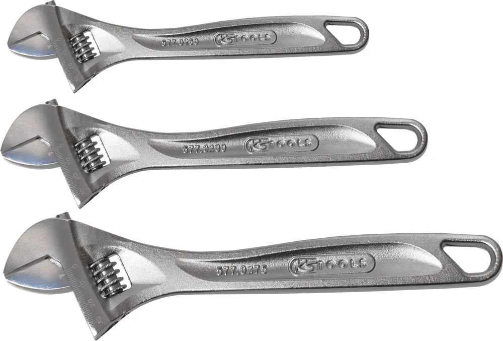 Súprava nastaviteľných kľúčov, 3-dielna KS Tools 577.0399