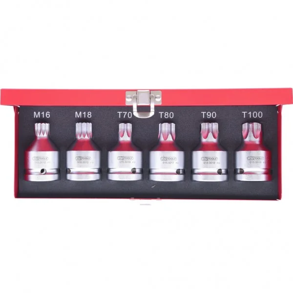 Súprava nástrčných bitov Torx a XZN, 26-dielna KS Tools 515.0010