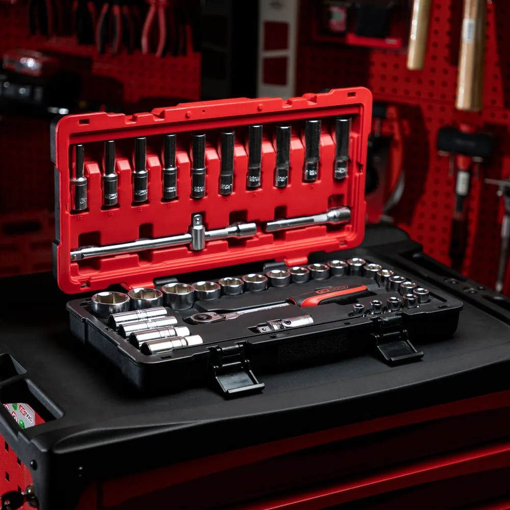Súprava nástrčných hlavíc a príslušenstva ULTIMATE 1/2", 39-dielna KS Tools 922.0639