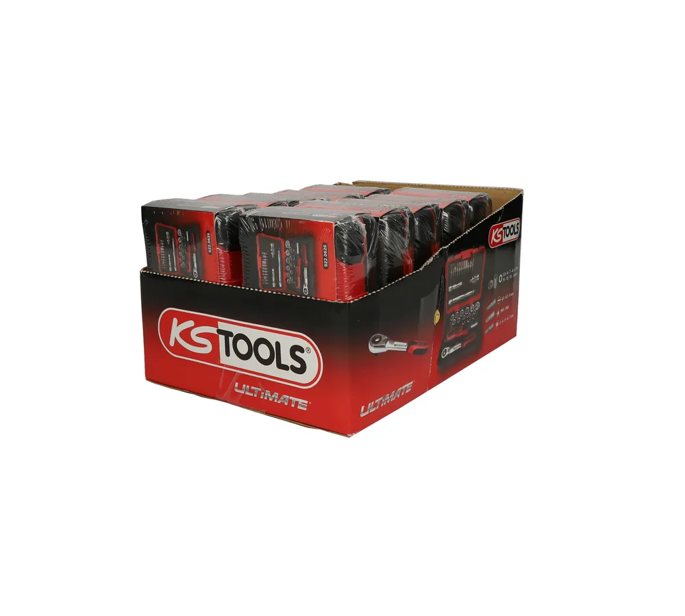 Súprava nástrčných hlavíc a príslušenstva ULTIMATE 1/4", 27-dielna KS Tools 922.0626
