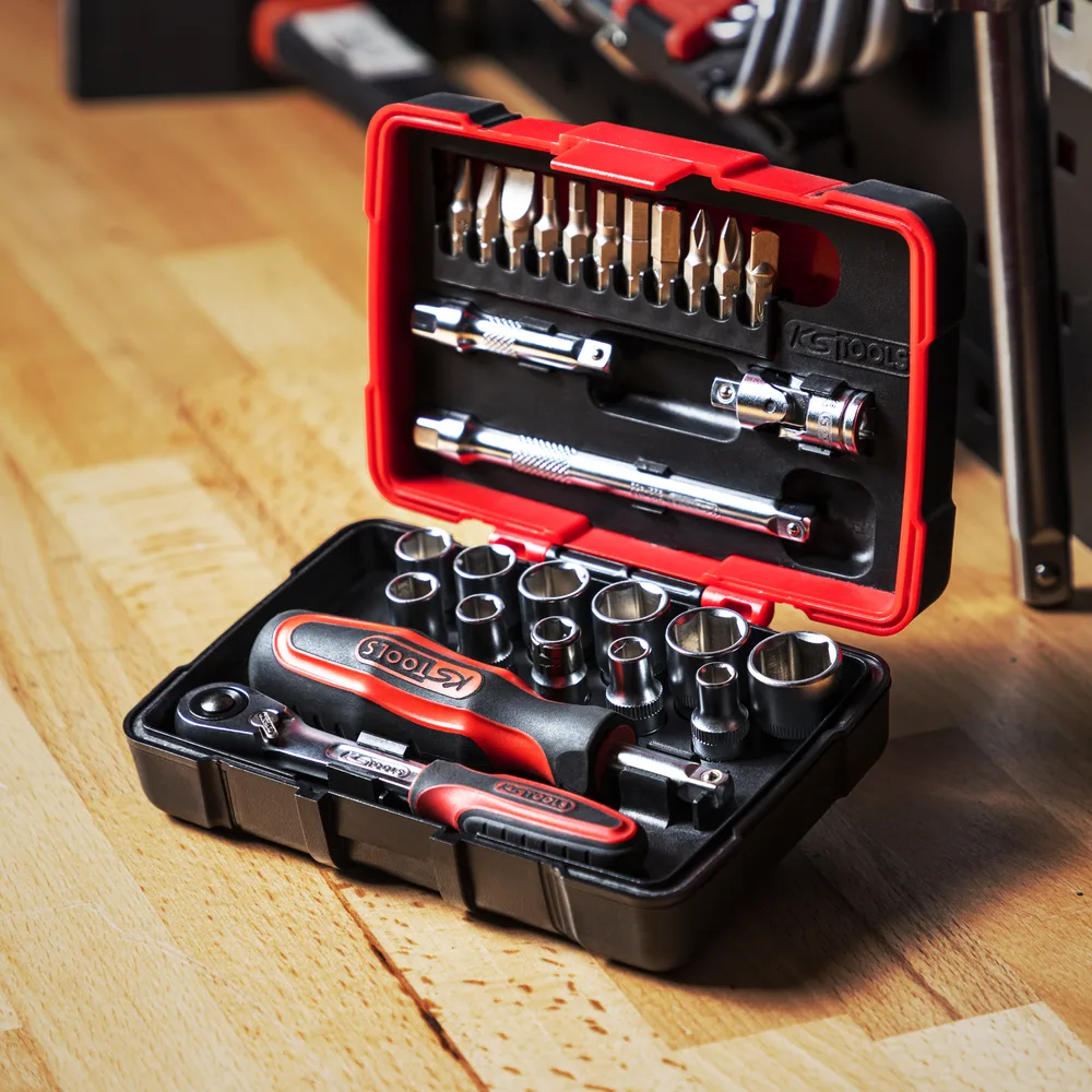 Súprava nástrčných hlavíc a príslušenstva ULTIMATE 1/4", 27-dielna KS Tools 922.0626